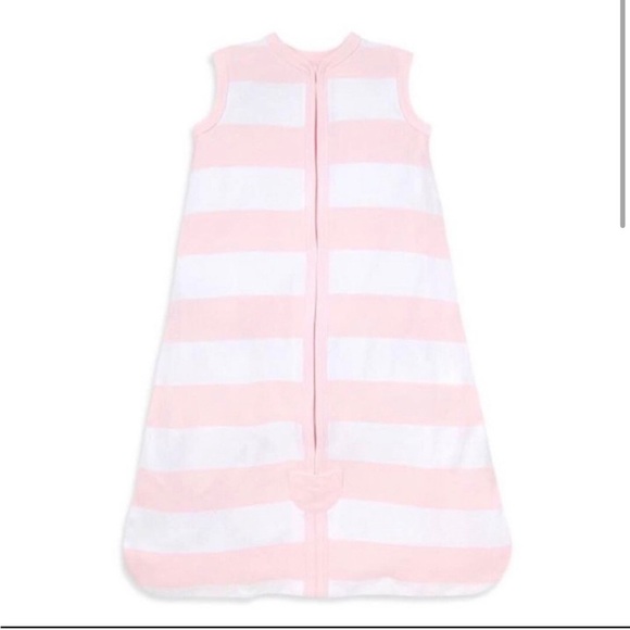 Rugby Stripe Organic Beekeeper™ Wearable Baby Blanket - Blossom 0/6m - Picture 2 of 6